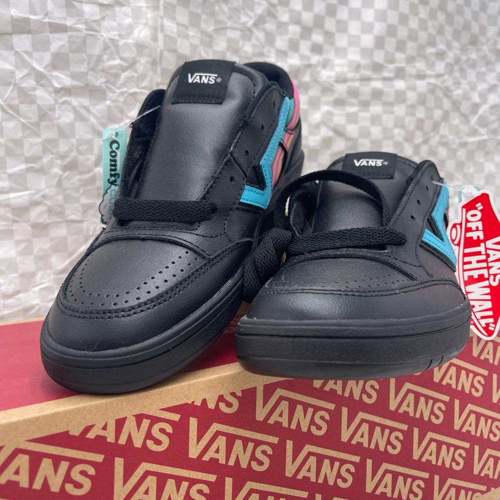 Vans Men’s Lowland Cc (Fader) Black/Multi Sneakers 
VN0A4TZY9OL - Picture 8 of 16